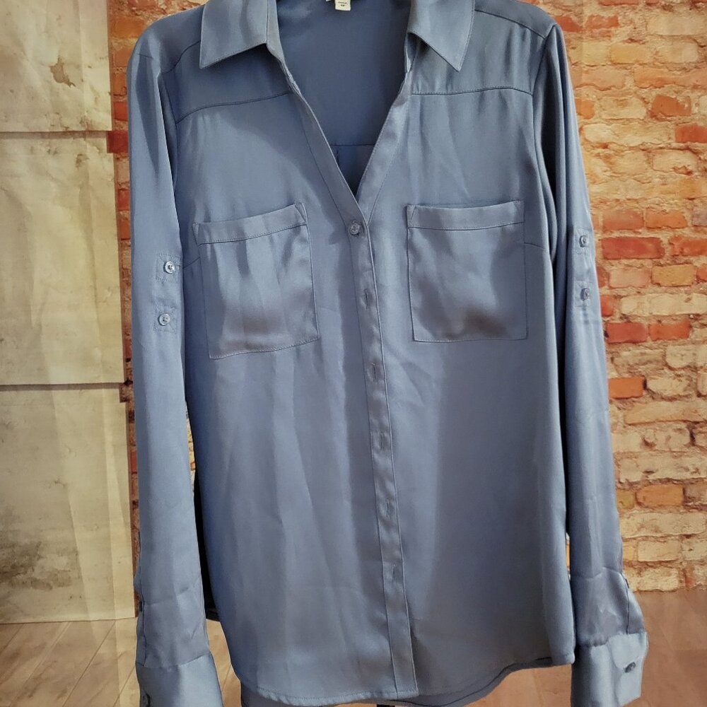 Silk blouse sky Blue